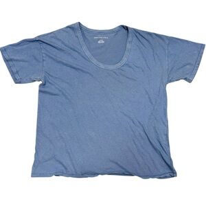 American Eagle Scoop Neck TShirt Relaxed Fit Womens Small